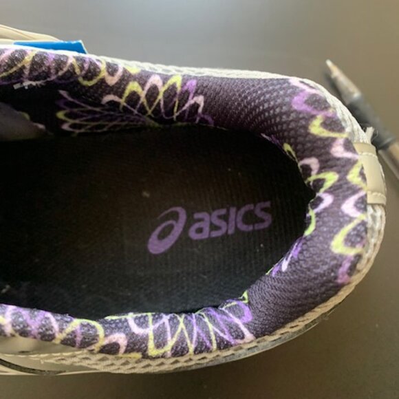 Asics Purple & Gray Running Sneakers NWT Size 8.5 - Picture 7 of 9